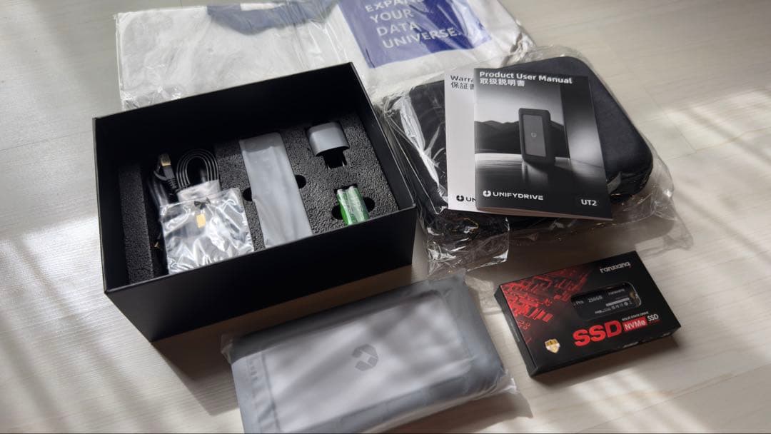 UnifyDrive UT2　ポータブルNAS