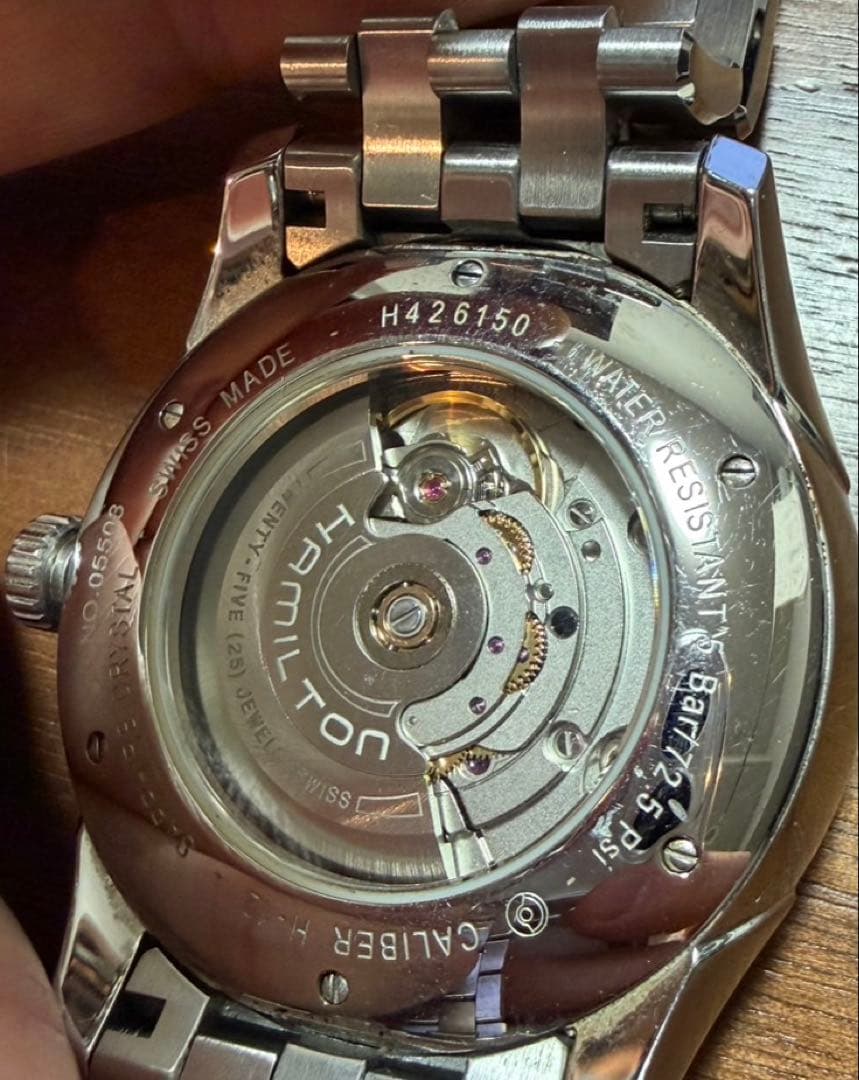 値下げ依頼対応済→【美品】HAMILTON ジャズマスター レギュレーター自動巻