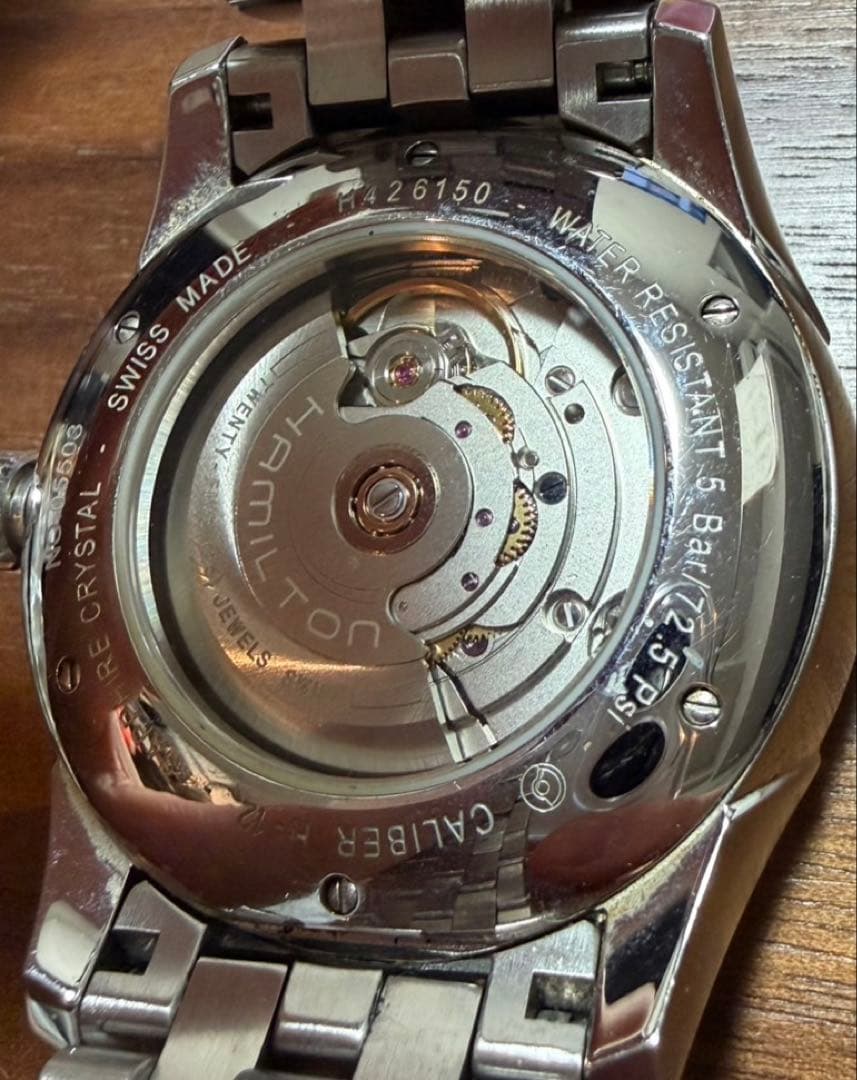 値下げ依頼対応済→【美品】HAMILTON ジャズマスター レギュレーター自動巻