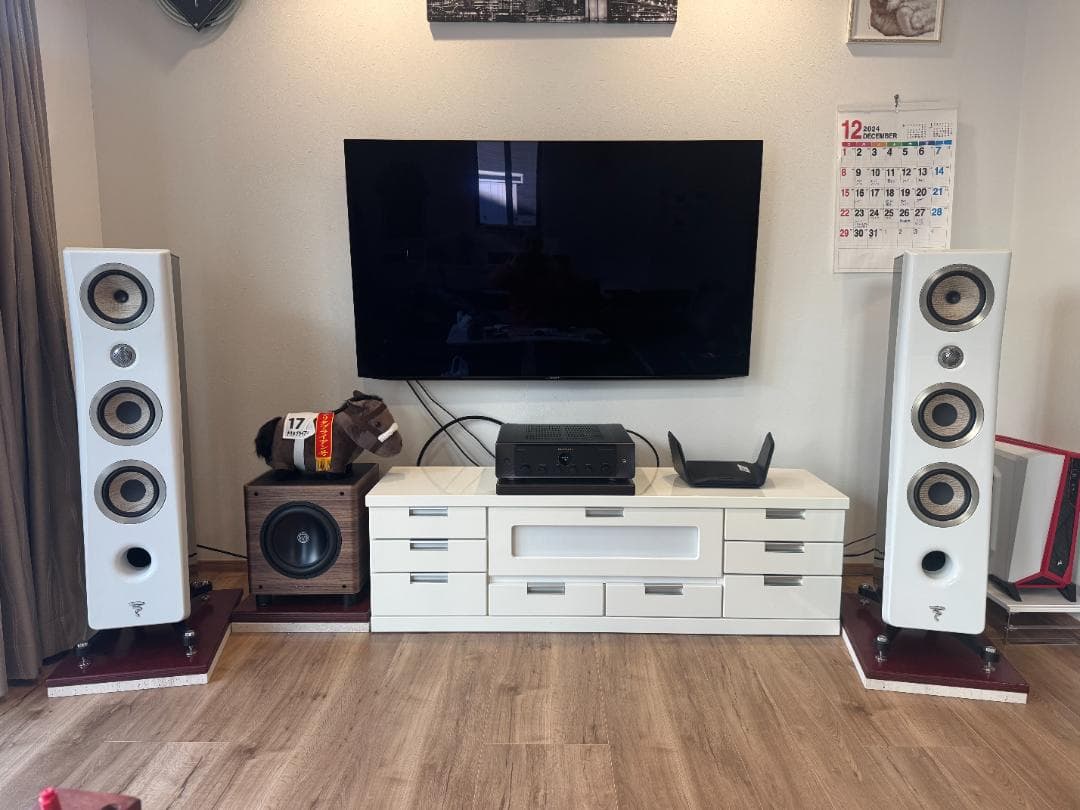 イタリア製大理石 『モカ』 オーディオボード●400×400×30●5面磨 2枚