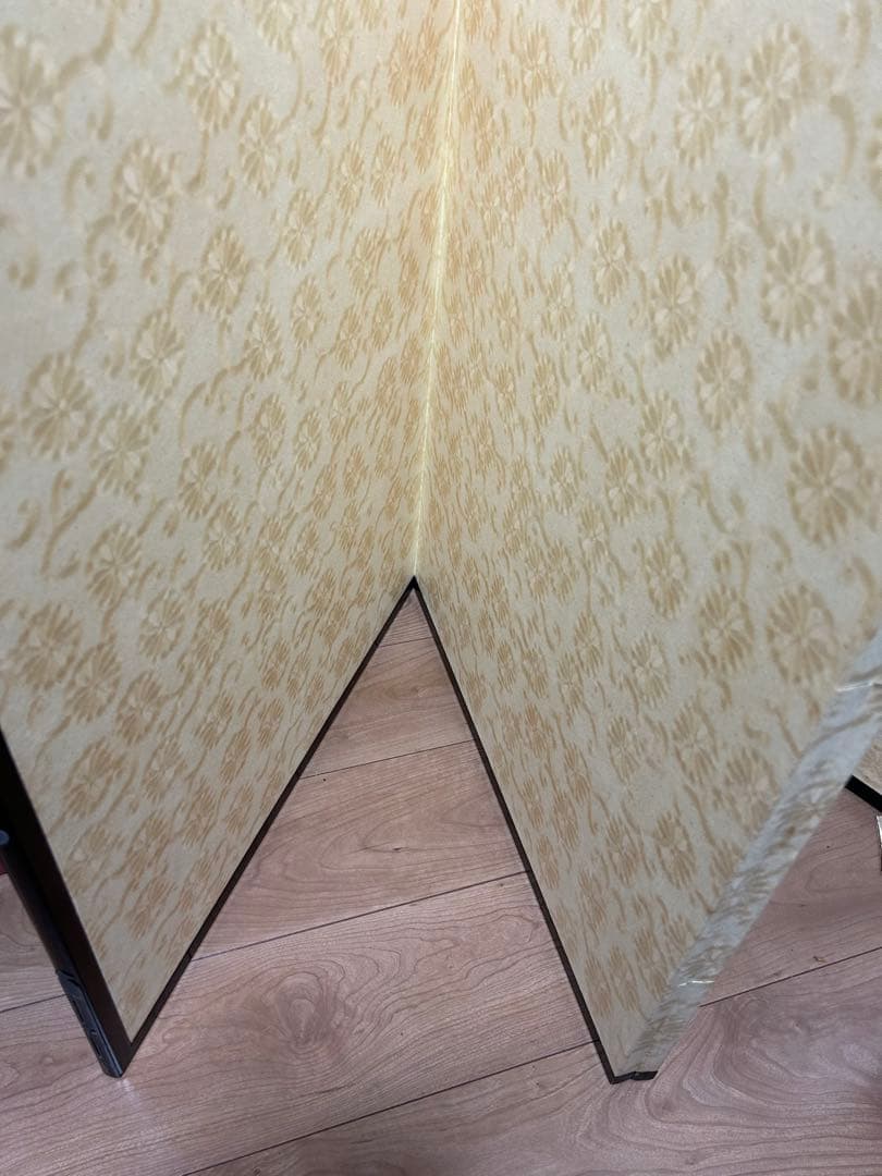 茶道具 水屋屏風 屏風 4枚折 間仕切