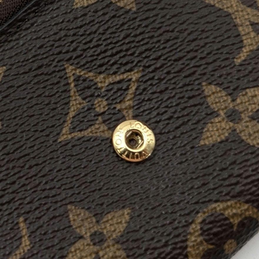 【美品】ルイヴィトン モノグラム ポルトモネ ロザリ ケース 財布