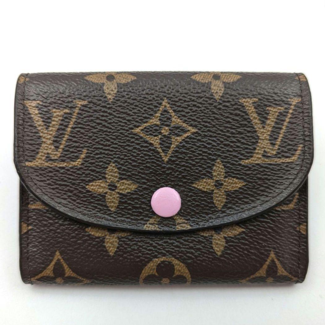 【美品】ルイヴィトン モノグラム ポルトモネ ロザリ ケース 財布