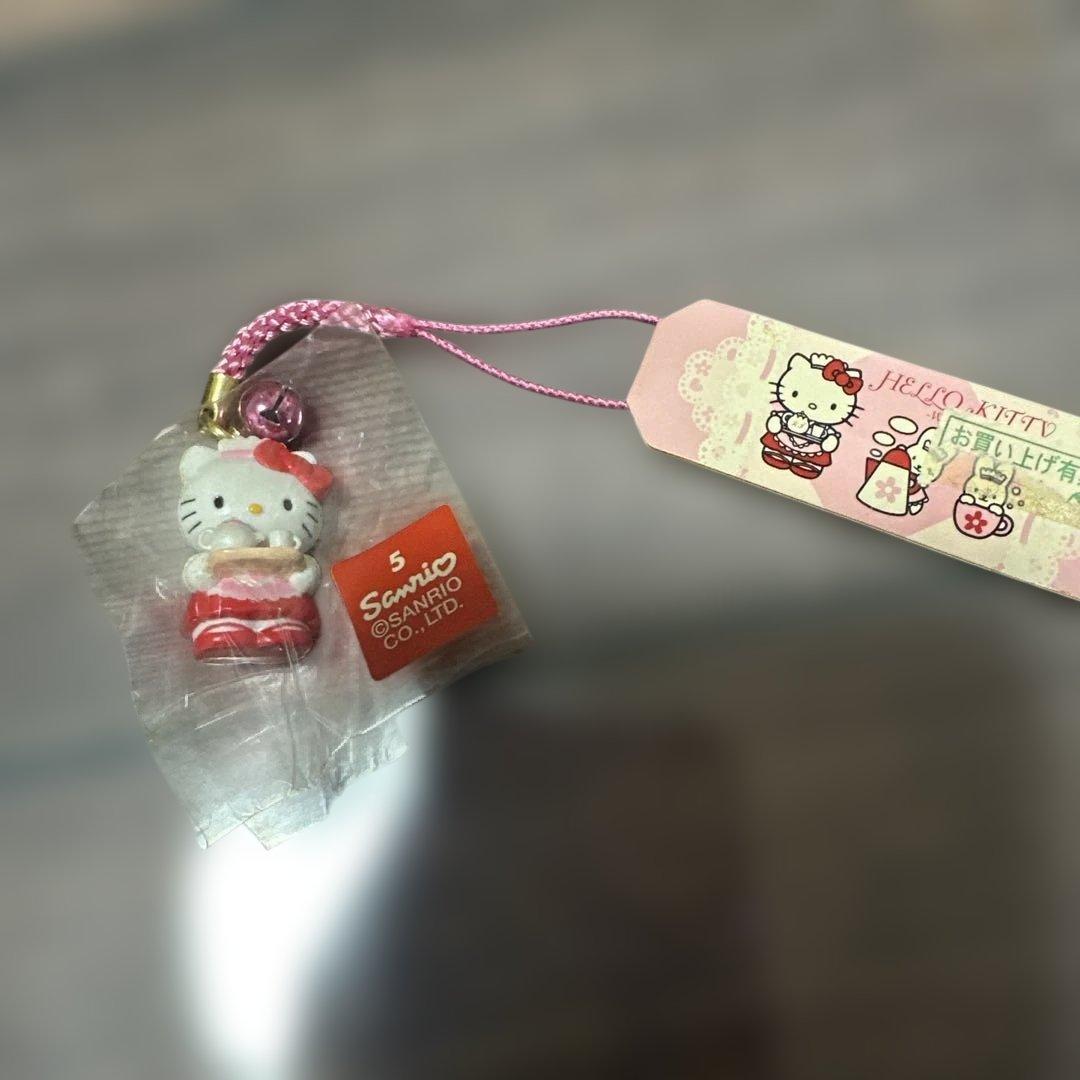 ハローキティ 根付け ウエイトレス 激レア サンリオ 入手困難