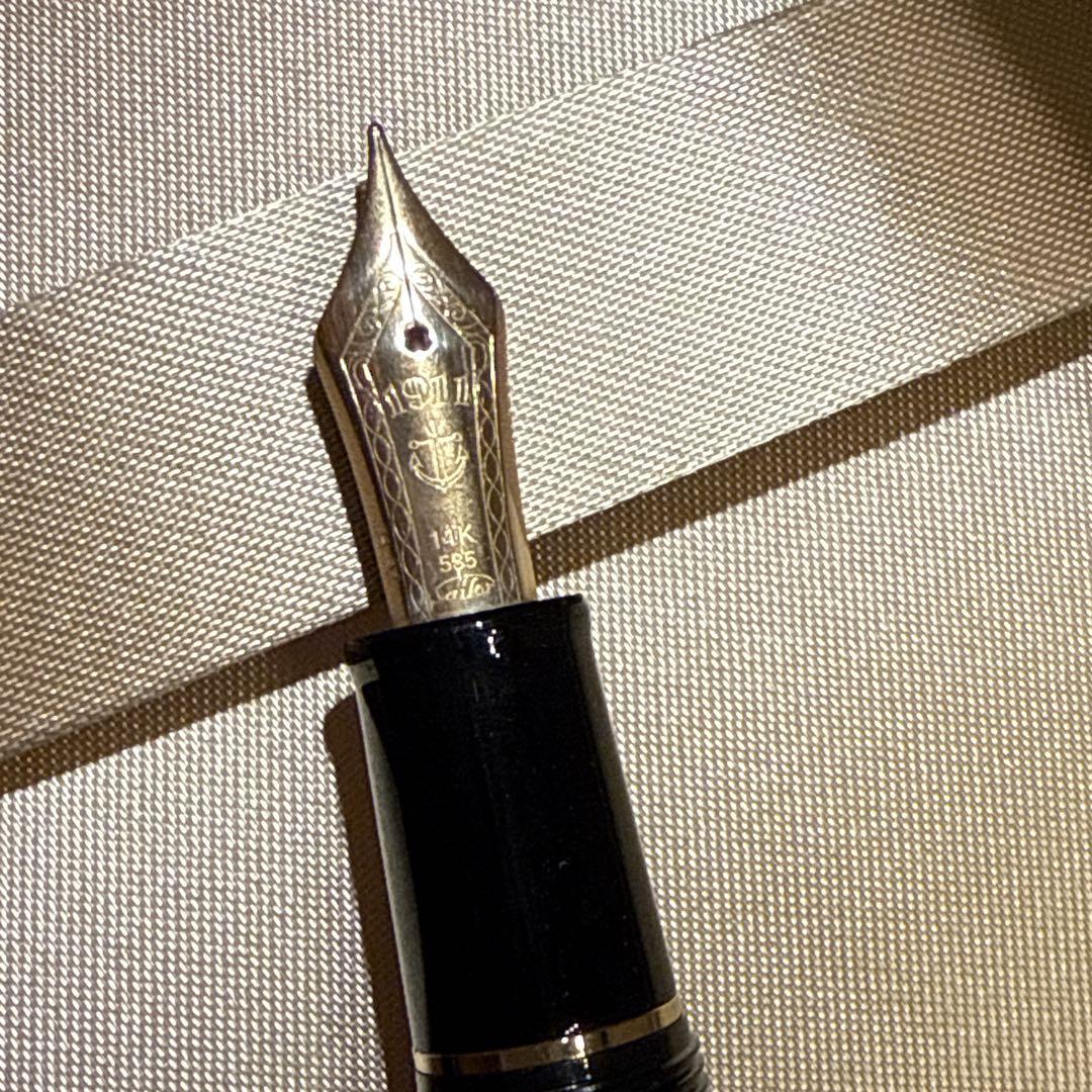 SAILOR セーラー万年筆 寄木細工 中字 14K