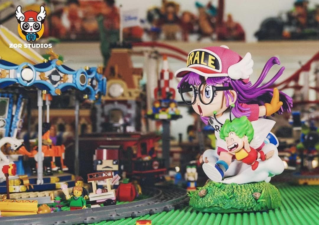 Dr.スランプ アラレちゃん 走る ガレージキット 塗装済み完成品 フィギュア