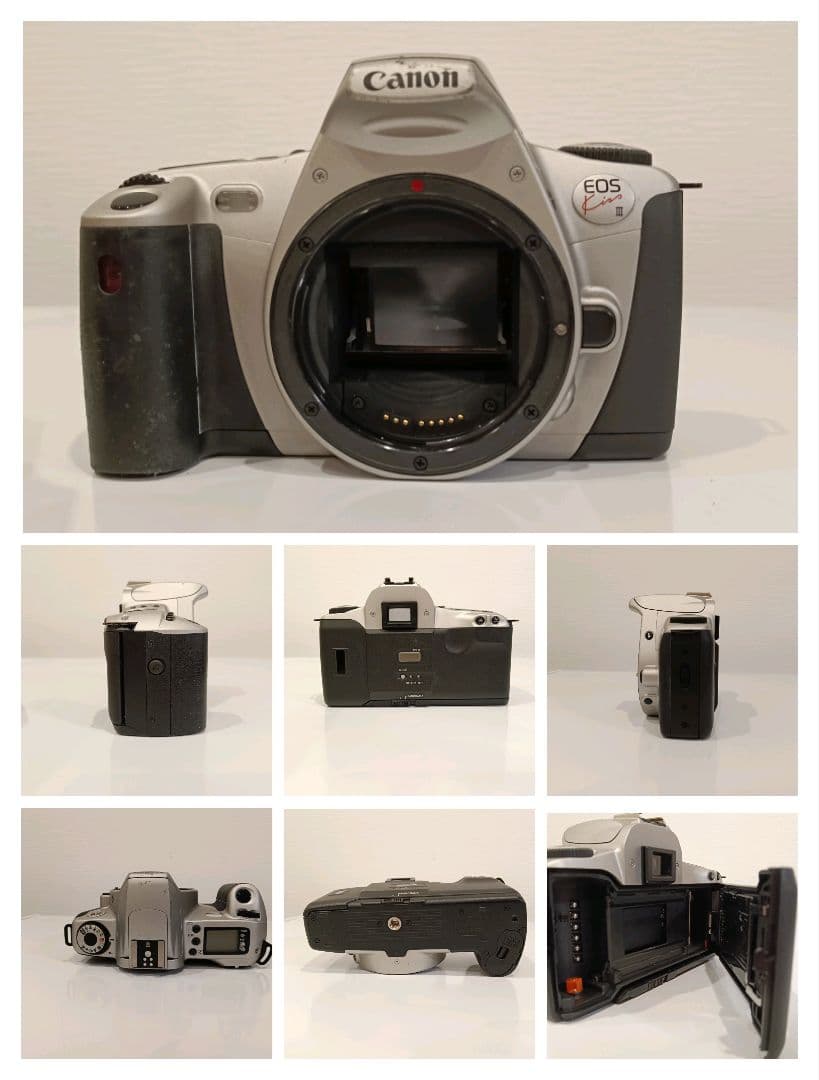 Canon EOS Kissフィルムカメラ 本体6台　キャップ2個付き