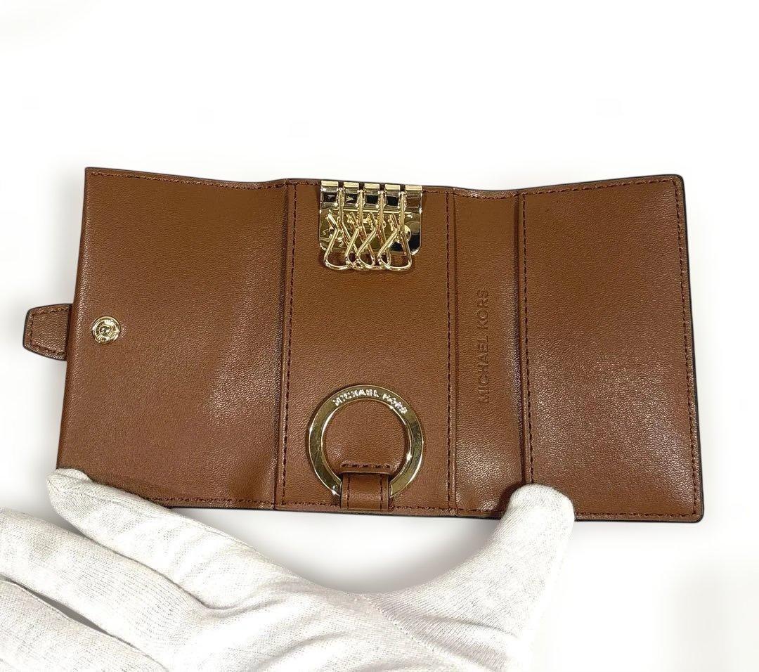 未使用MICHAEL KORS マイケルコース小銭入れ付きキーケース４連MK