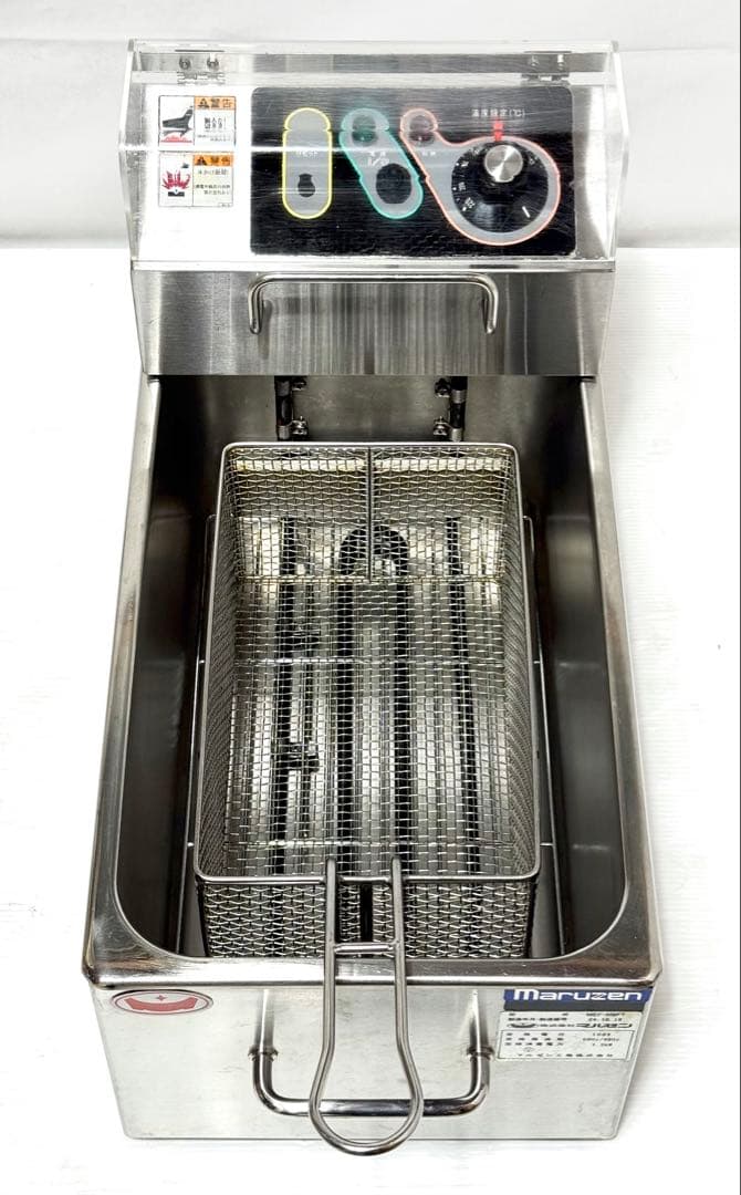 2024年製♪業務用 マルゼン 電気ミニフライヤー MEF-M8FT