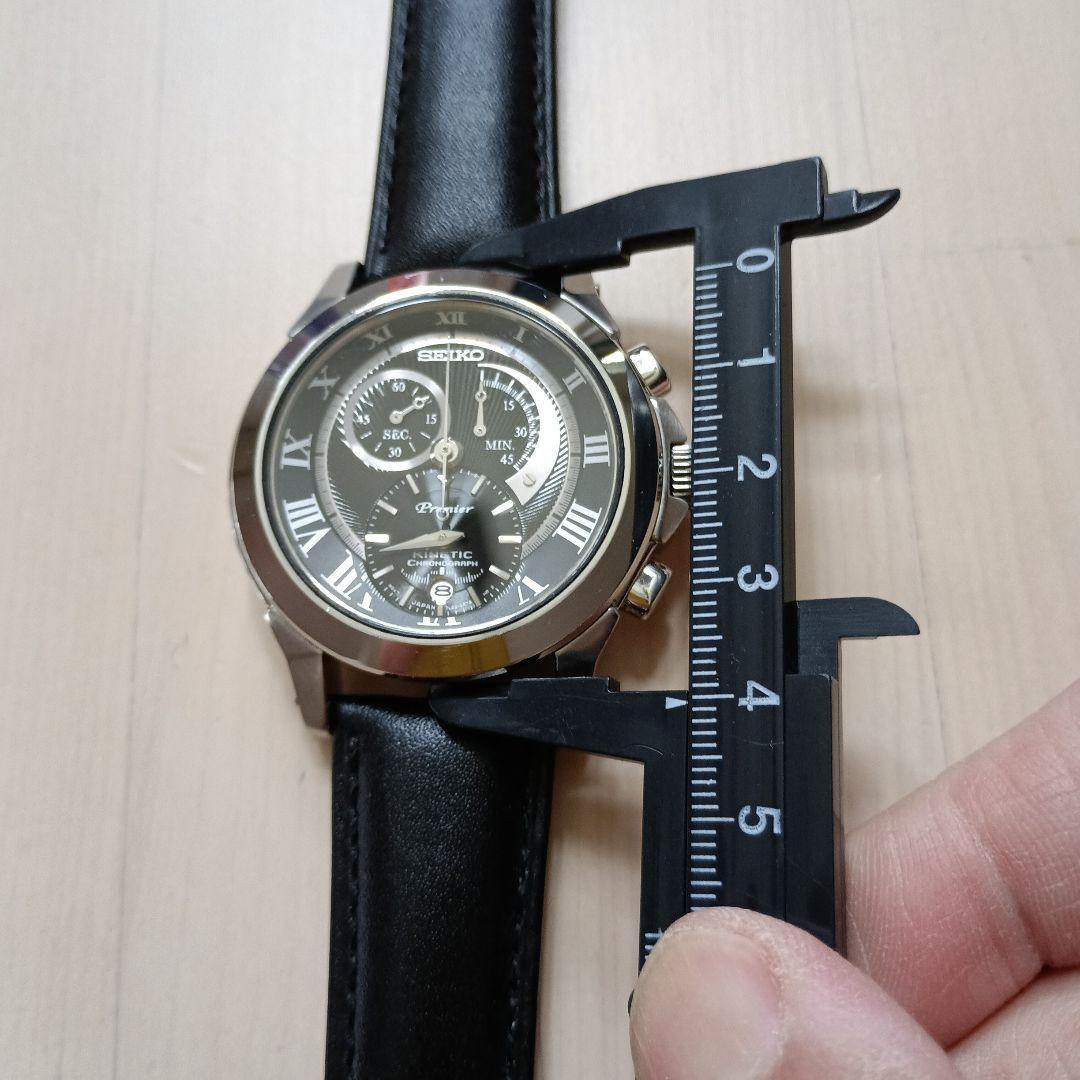 SEIKO Premier クロノグラフ 腕時計　二次電池交換済み