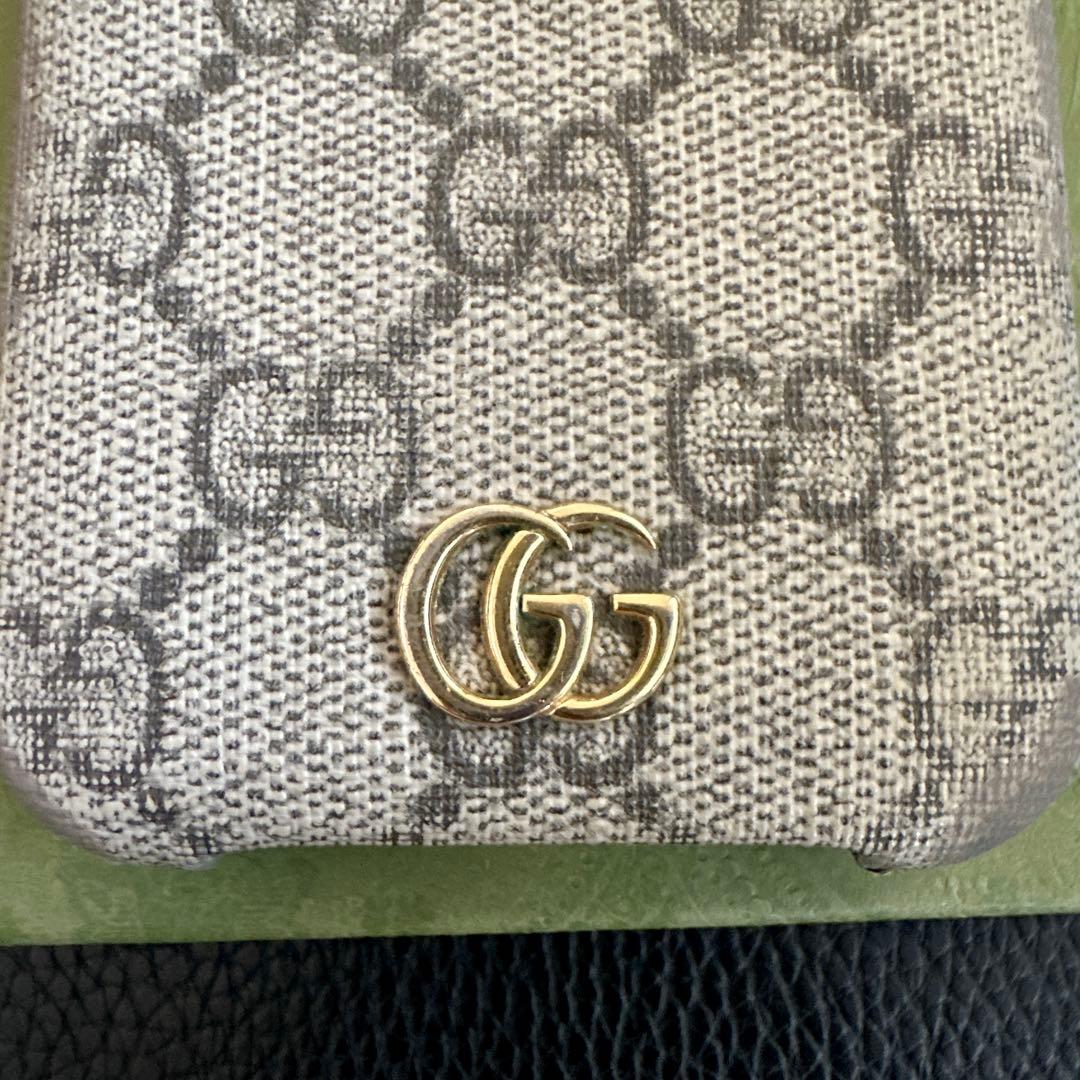 GUCCI グッチ　iPhone15proケース　GG スプリーム 付属品あり