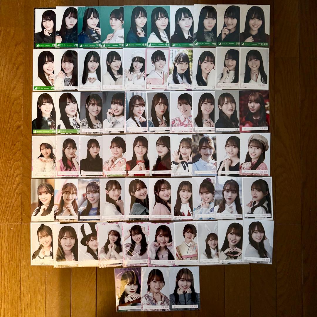 櫻坂46 守屋麗奈 生写真 63衣装（61コンプ）＋イオンカード3枚 全255枚