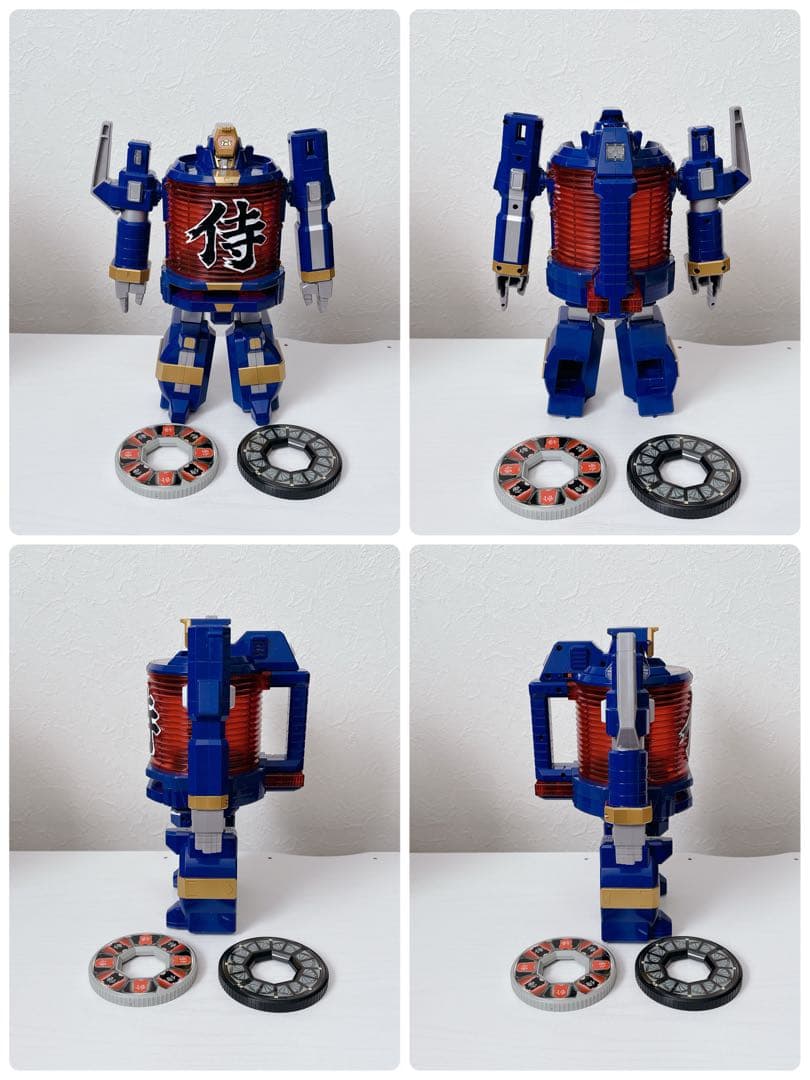 侍戦隊シンケンジャー 侍合体シリーズセット 兜 舵木 虎 烏賊 海老 牛 提灯