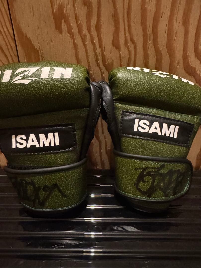 RIZIN オープンフィンガーグローブ サイン入り値下げ中