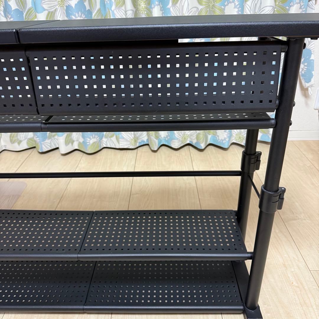 Bauhutte バウヒュッテ　エクステンションデスク　BHC-1200H-BK