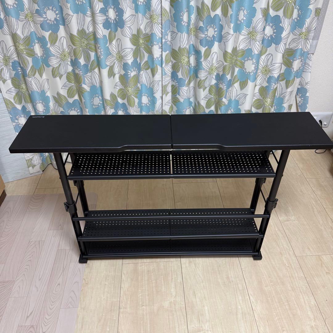 Bauhutte バウヒュッテ　エクステンションデスク　BHC-1200H-BK