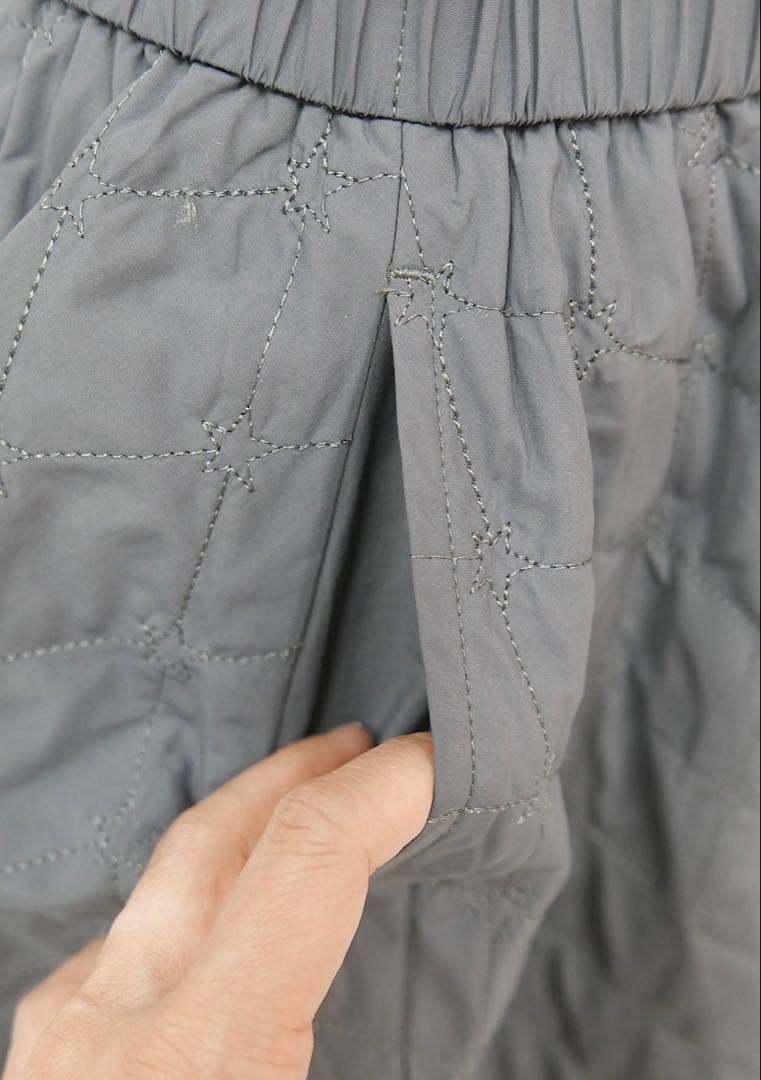 リンカブル　スターキルトキュロット(グレー )