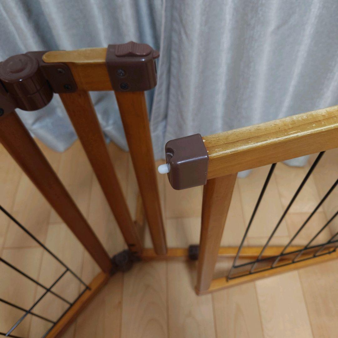 Richell リッチェル ペット用 木製おくだけドア付ゲート S