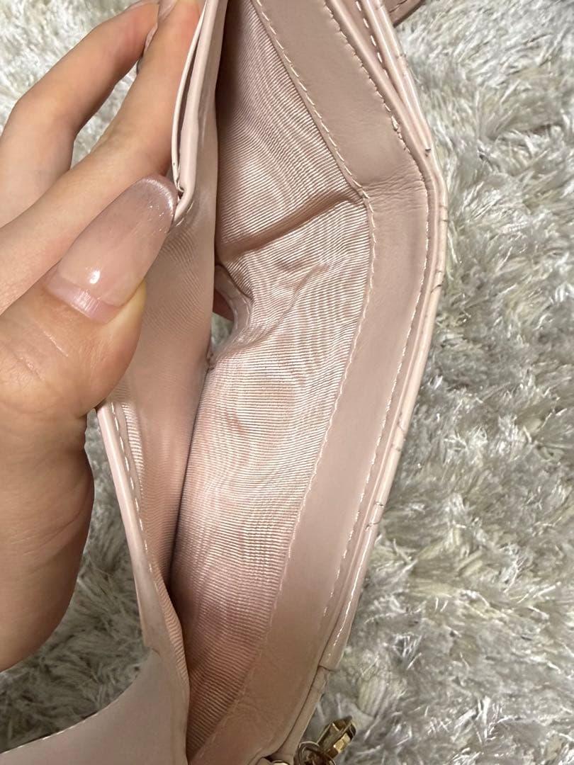 Dior Lady Dior Lotus財布 ピンク