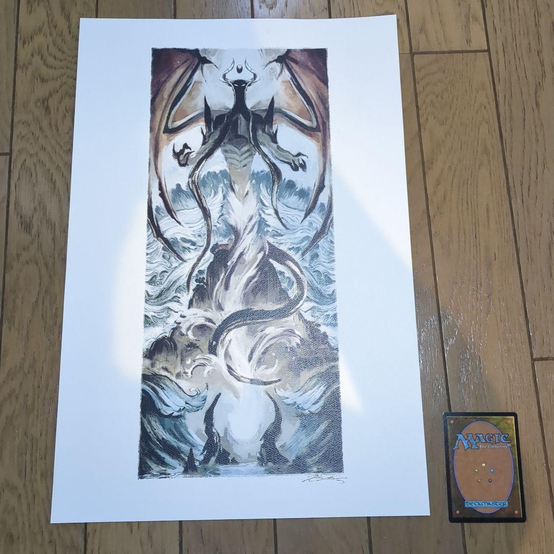 mtg　最古再誕　アートプリント　マジック　サイン入り
