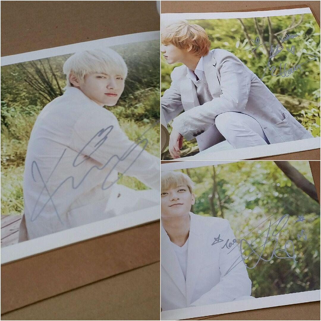 EXO ネイチャーリパブリック パンフレット 直筆サイン入り