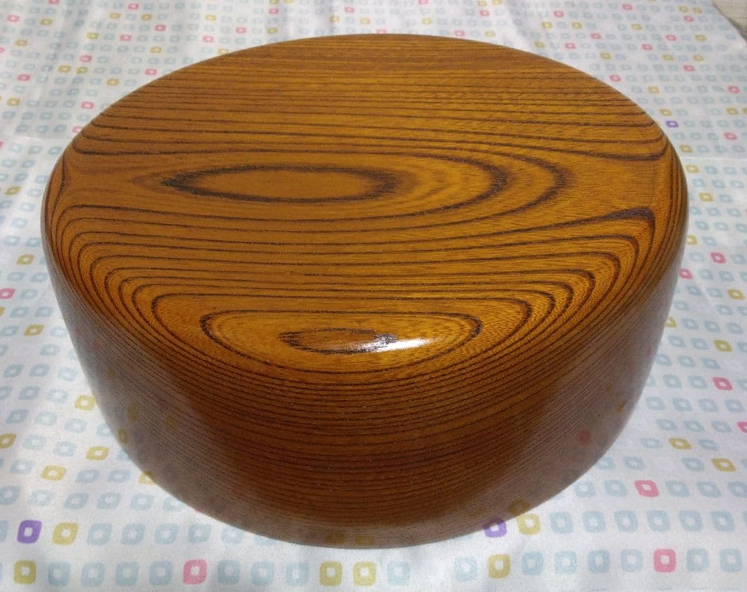 欅(けやき) 茶櫃 工芸品 新品未使用 昭和レトロ