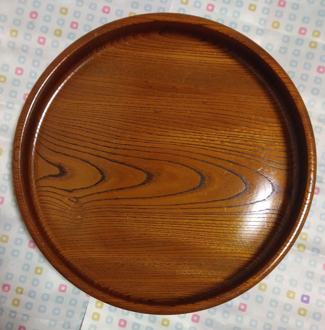 欅(けやき) 茶櫃 工芸品 新品未使用 昭和レトロ