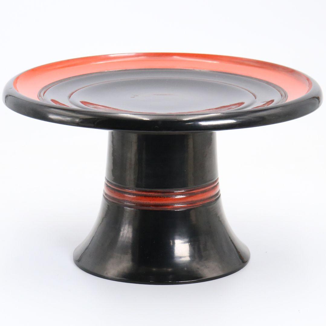 独楽菓子器 高杯 表千家十二代家元 惺斎書付　C749