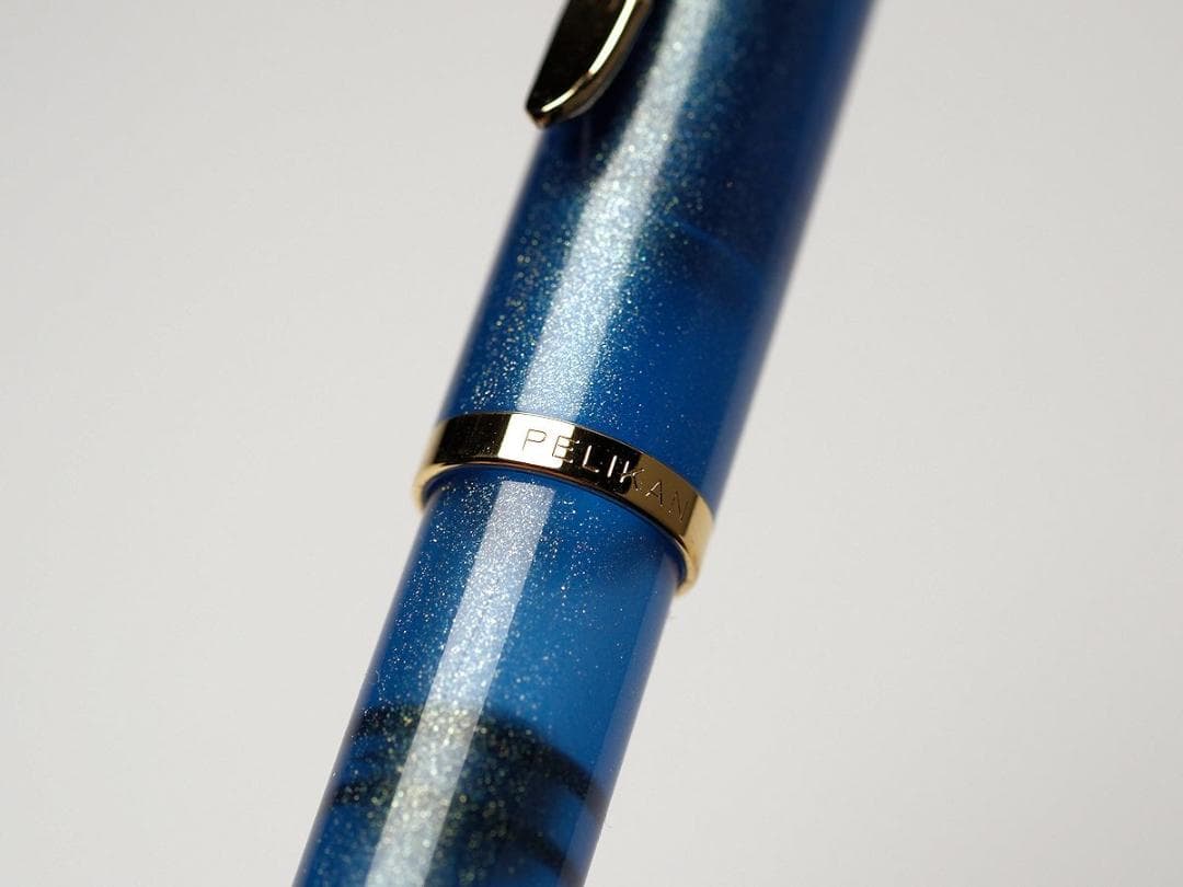 【Amami 新品文具】 Pelikan 特生 M200 ゴールデンラピス万年筆