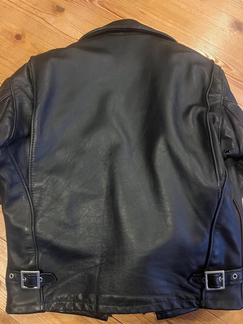 schott シングルライダースジャケット 黒