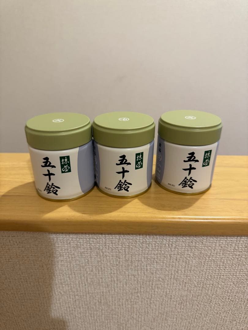 丸久小山園　抹茶　五十鈴40g 3缶