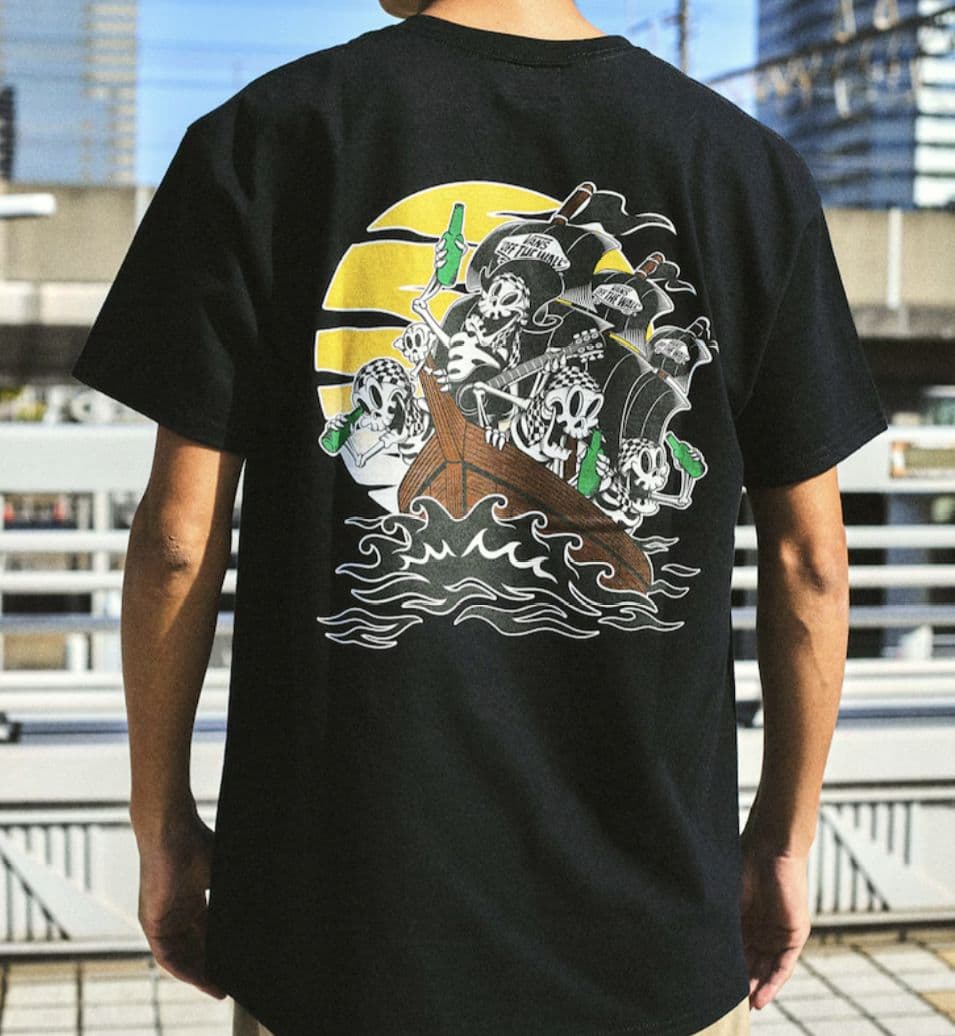 【新品】ELLEGARDEN VANS コラボ Tシャツ ブラック 黒 L