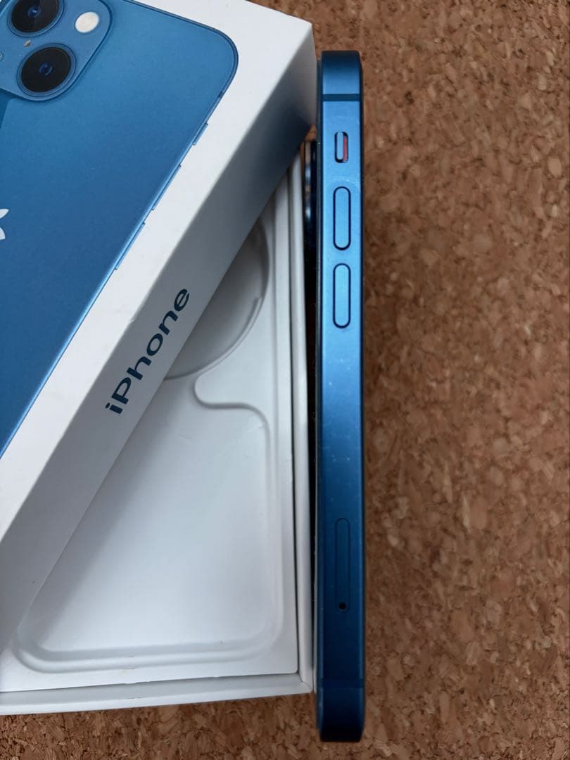 ポ*)様 iPhone13 mini 128GB バッテリー100% ブルー S