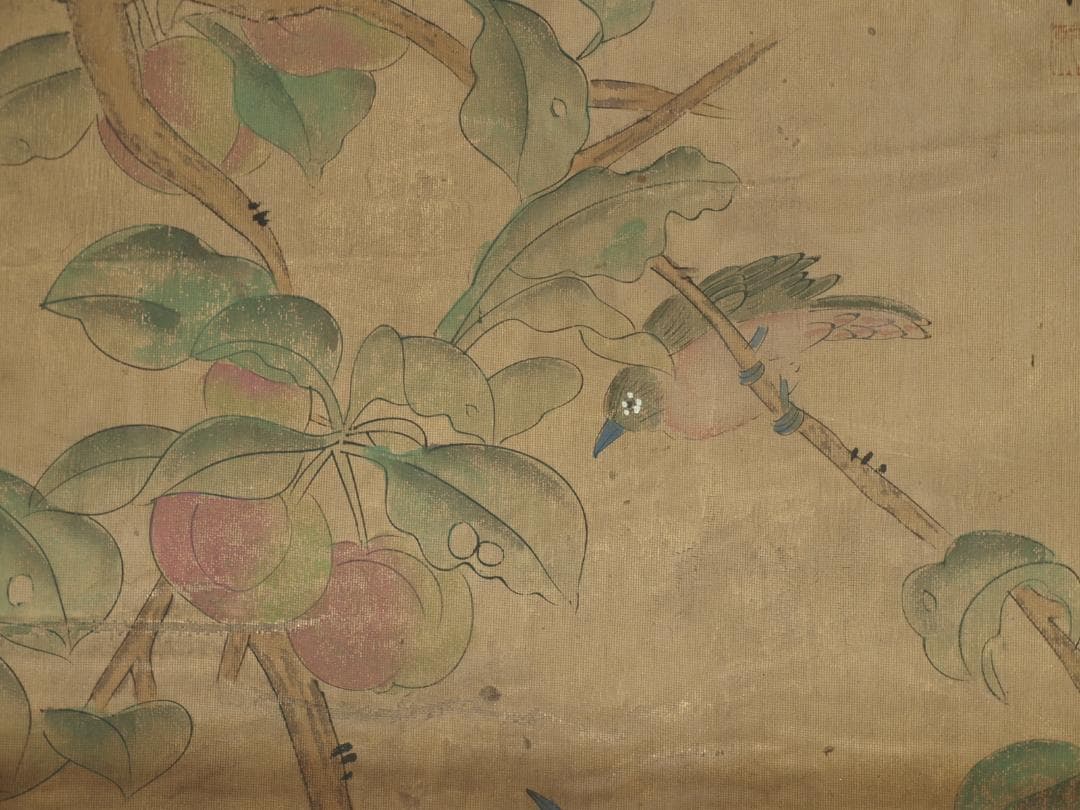 中国美术品　中国明時代の人物図　肉筆絵　激安骨董品 BD301A13-2