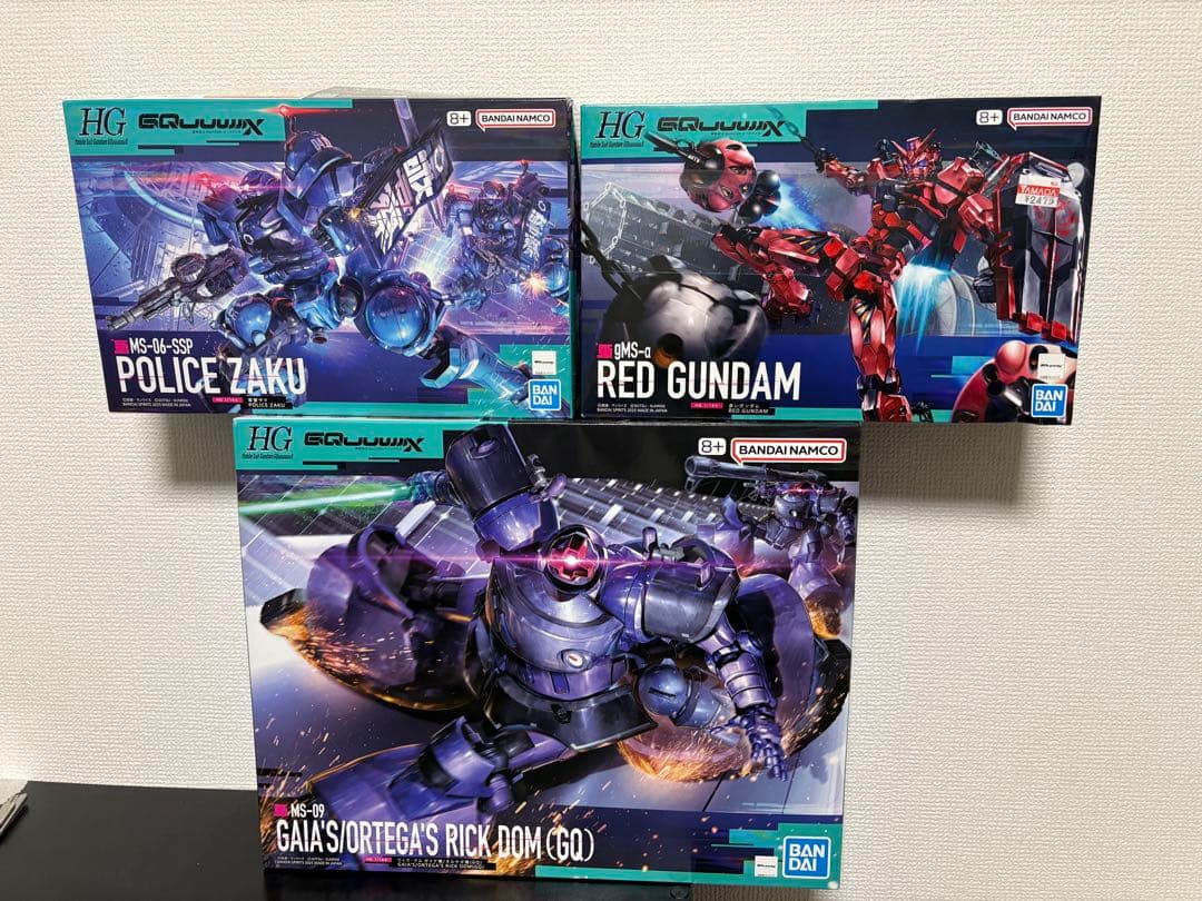 HGジークアクスプラモデル3点セット