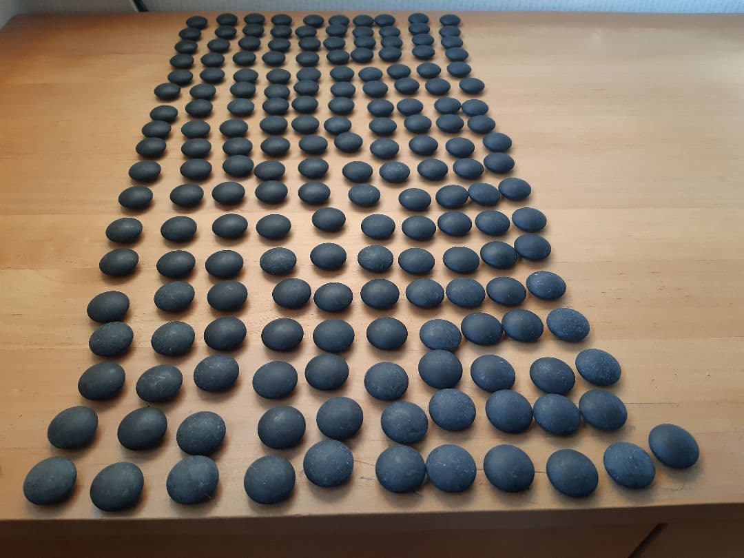 碁石　日向特製　本蛤碁石　34号　徳用印