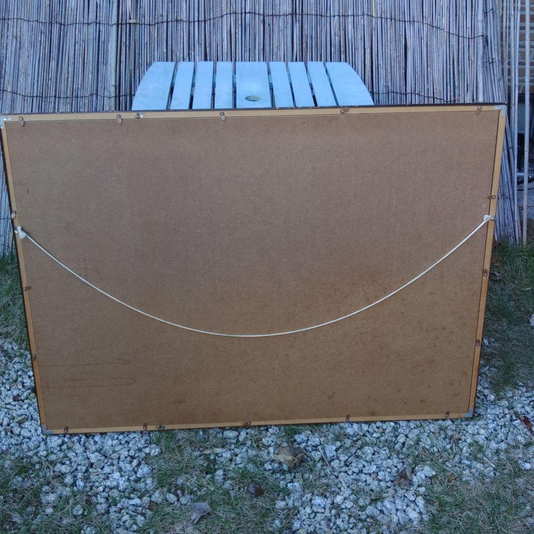 ジグソーパズル　中世世界地図　中古　額付き