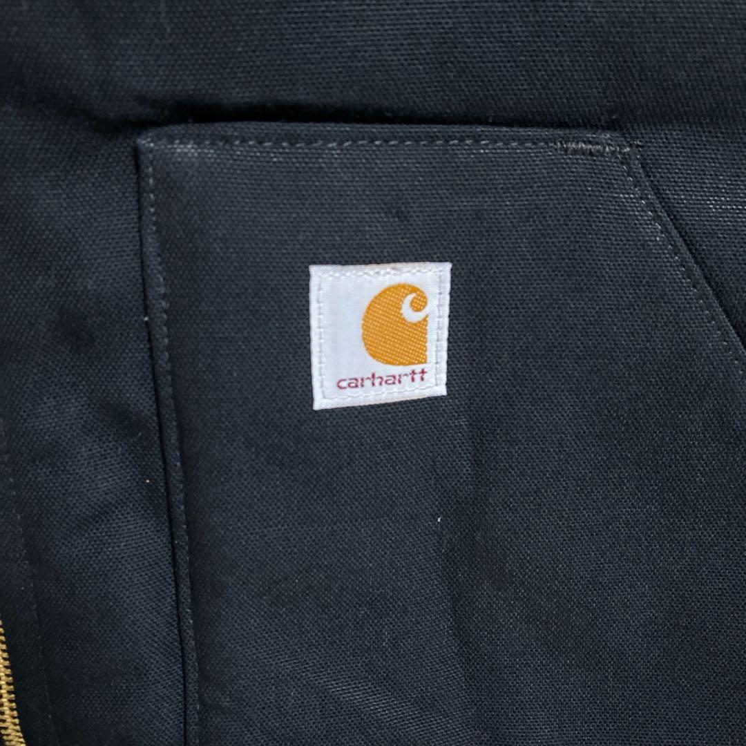 カーハート ダック キルティング ベスト ロゴ 3XL USA古着 アウター