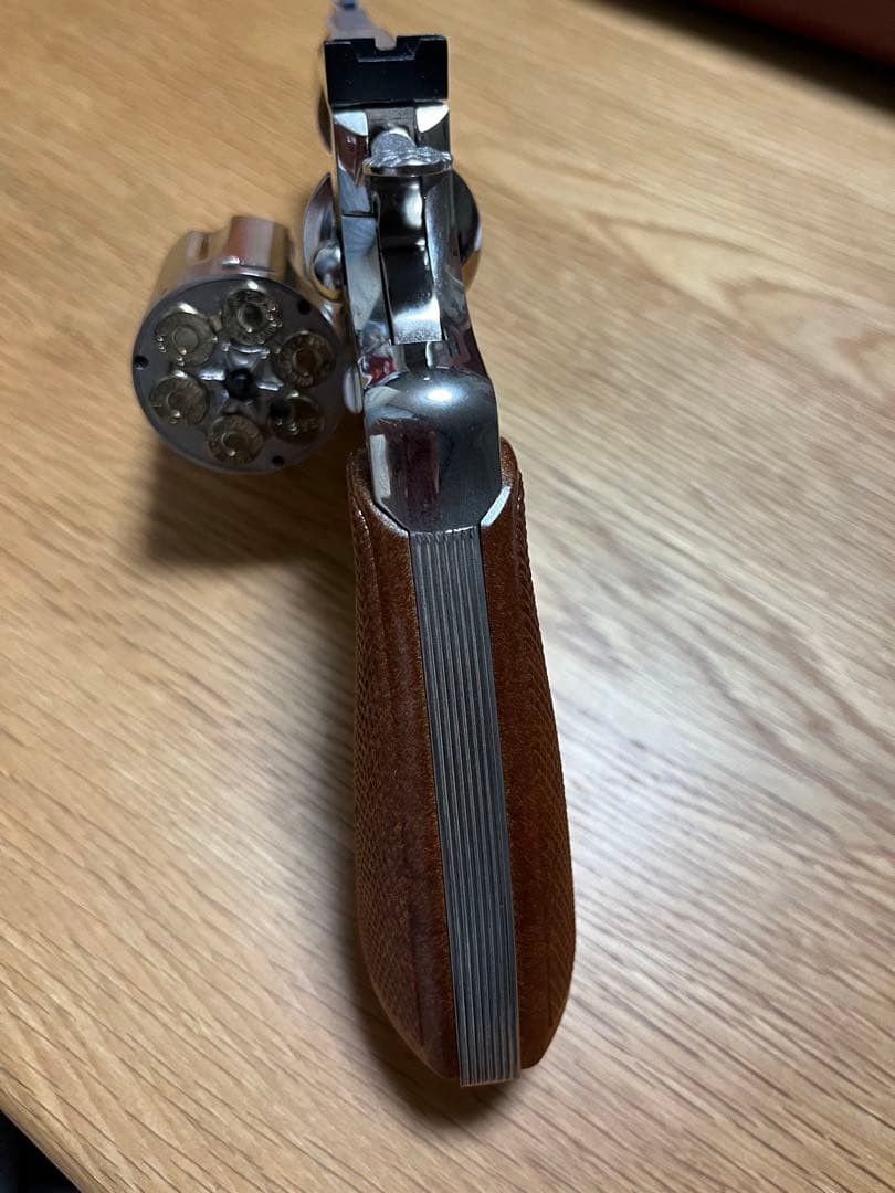 コルト パイソン 2.5インチ　Rモデル　ガスガン　ニッケルフィニッシュ