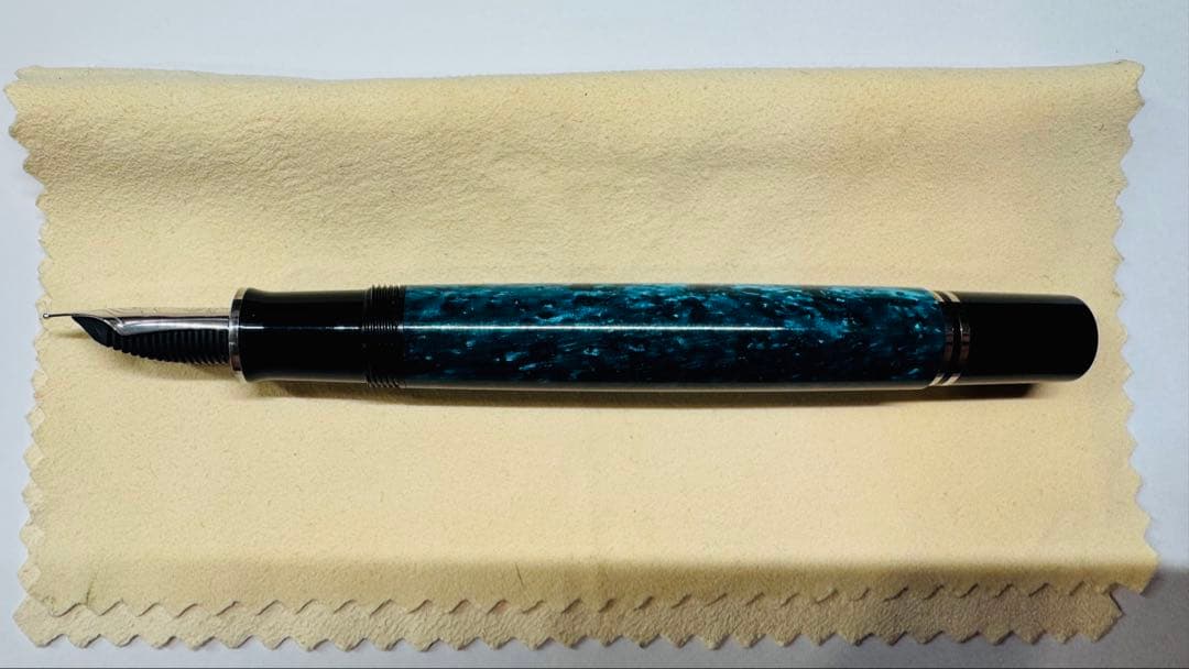 ペリカン スーベレーン M805 オーシャンスワール　ニブEF　Pelikan