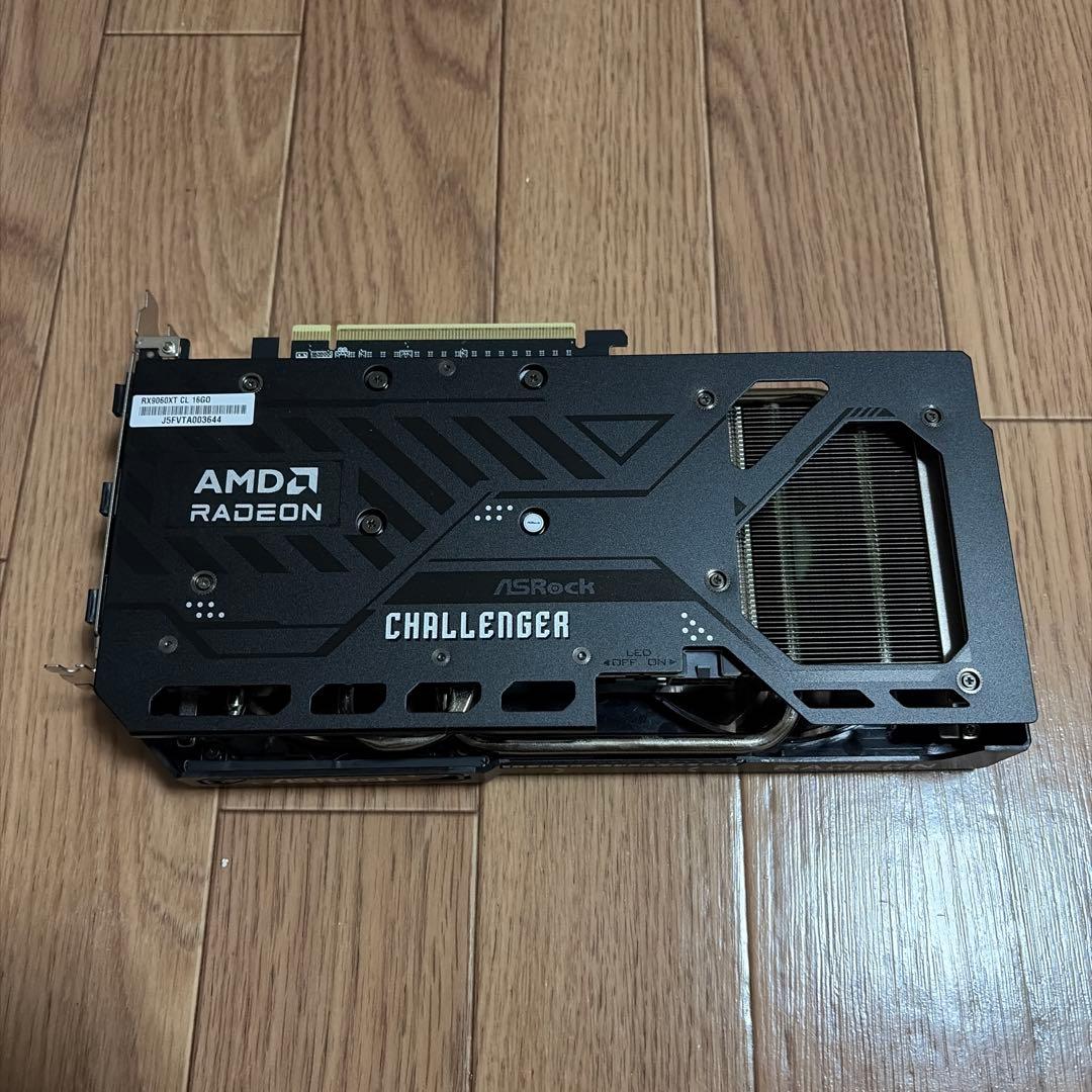 Asrock Radeon RX9060XT 16GB　レシート付