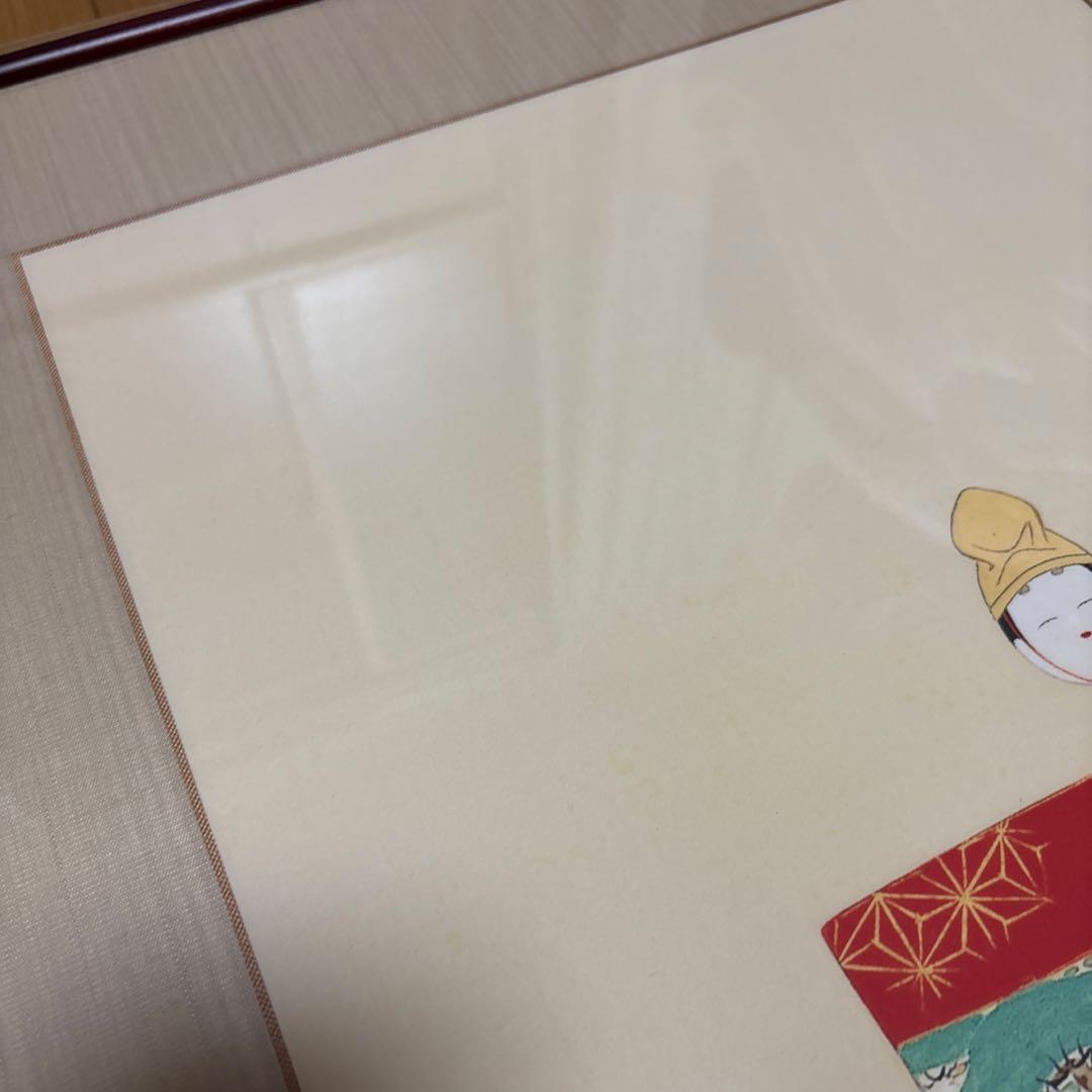 上村松園　御ひな之図　複製画