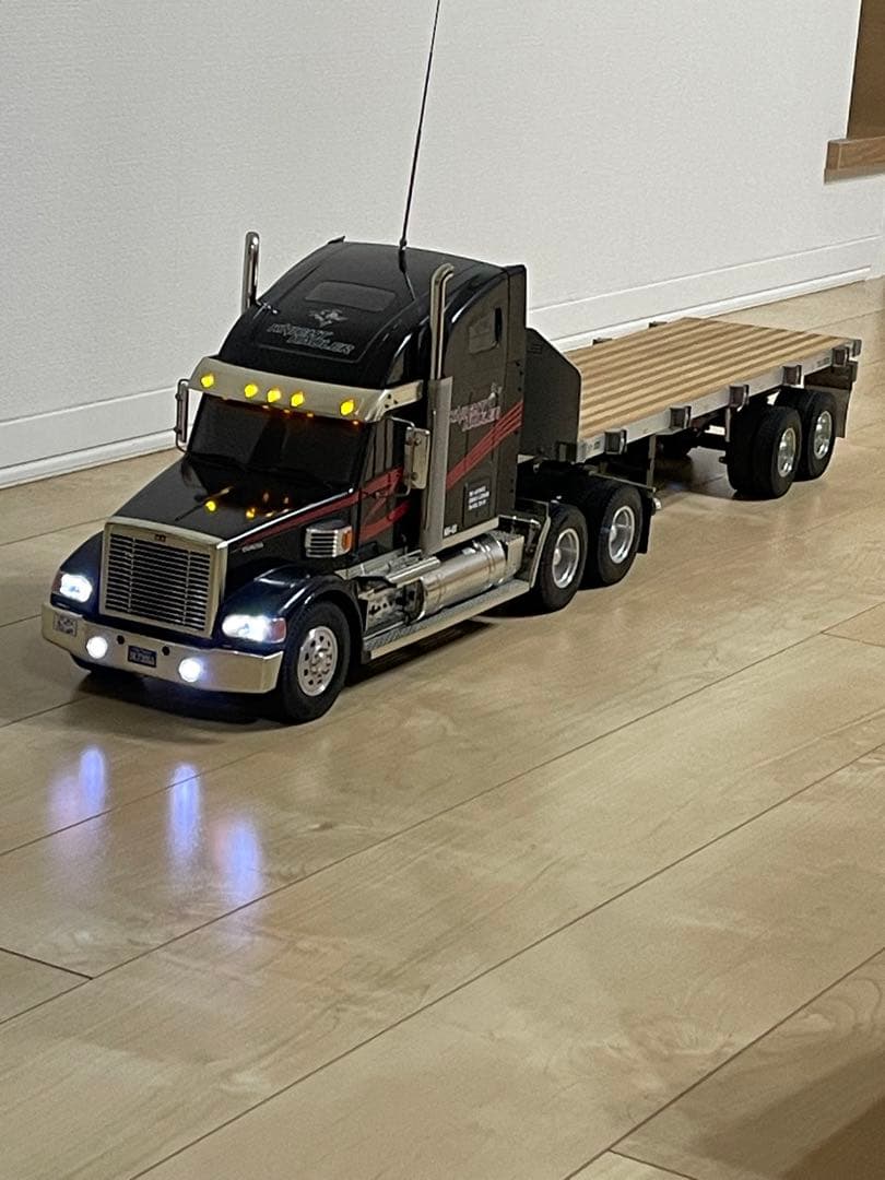 タミヤ　1/14 ナイトハウラー　フルオペレーション フラットベッドセット