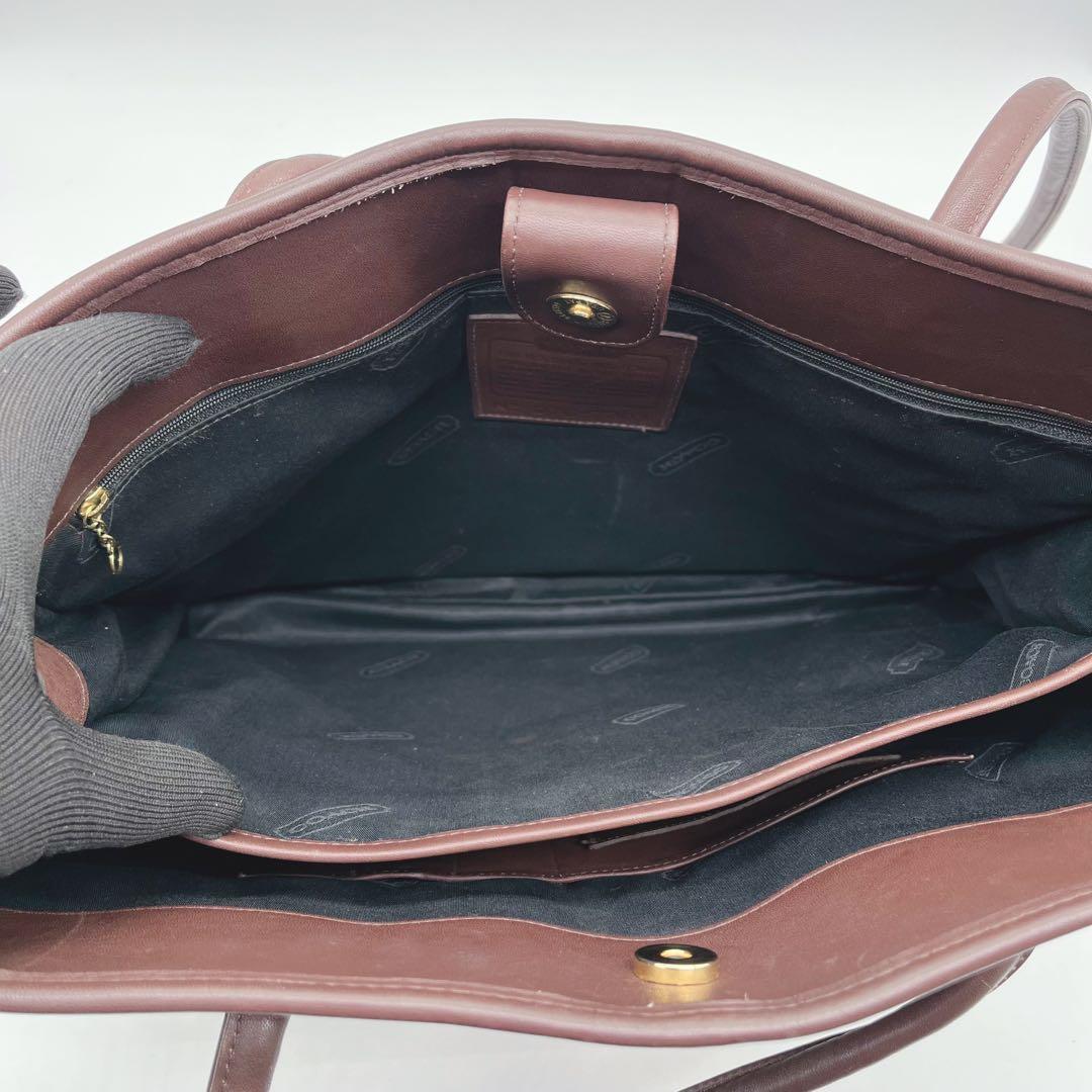 COACH オールドコーチ ショルダーバッグ ブラウン USA製 ヴィンテージ