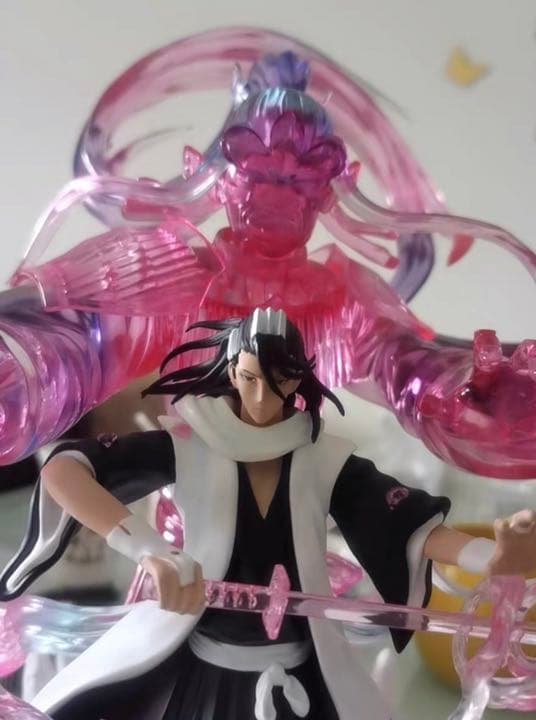 BLEACH 黒衣少年図 朽木白哉 ガレージキット ガレキ スタチュー