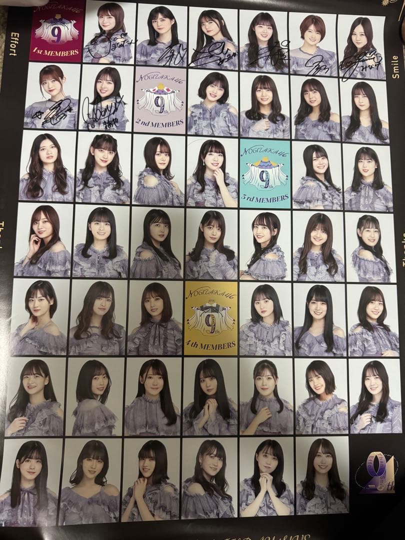 乃木坂46(サイン入りポスター)