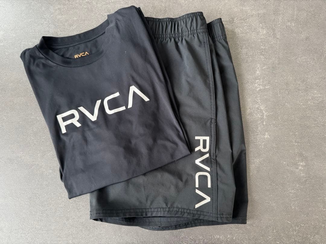 RVCA ブラック 水着・ラッシュガード セット