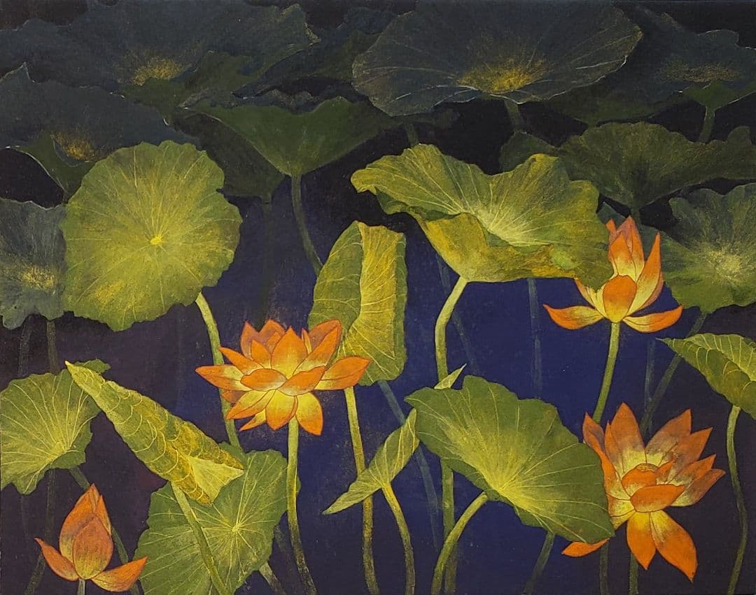 「暗花」 日本画作品