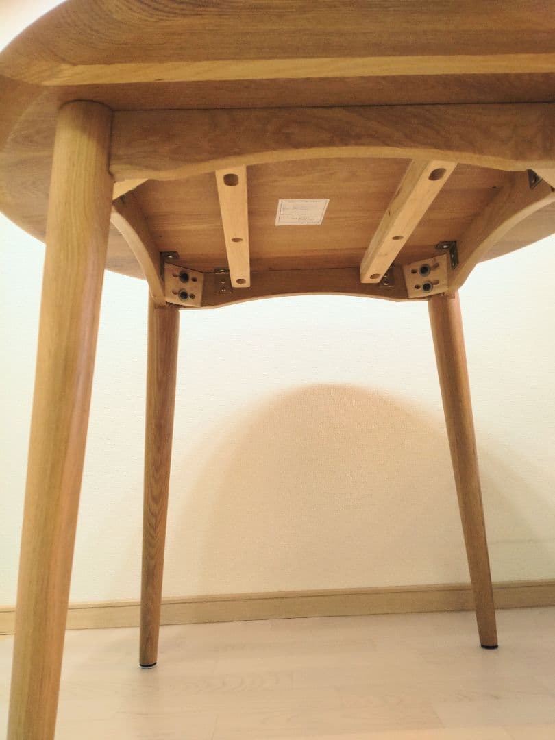 IDC 大塚家具 シネマ 北欧 ダイニングテーブル 90cm 丸テーブル