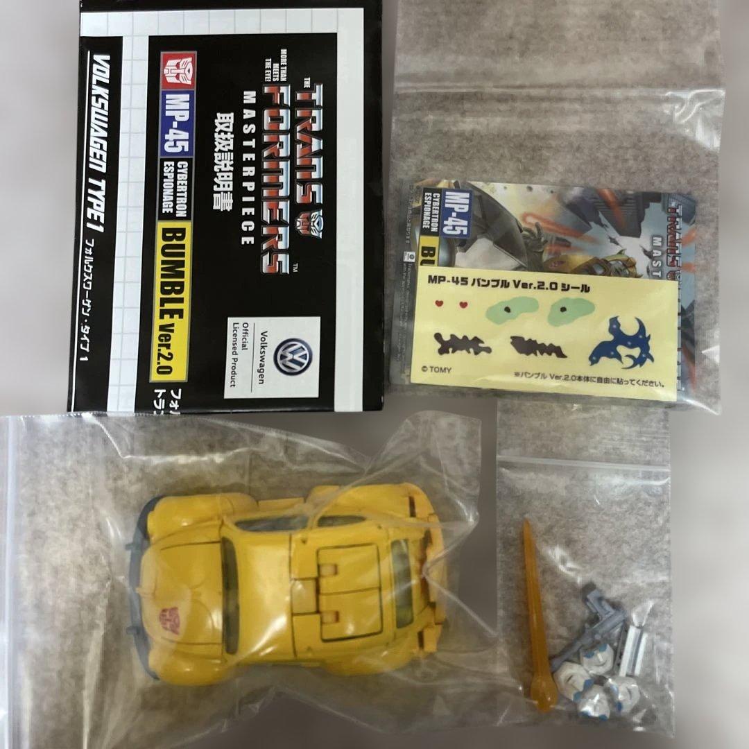 トランスフォーマー MP-45 バンブルVer.2.0 交換用マスクパーツ予備付